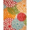 Red Bright Floral Burst Outdoor Area Rug, 7X10-Kirkland's Home Cheap