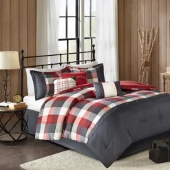 Red Buffalo Check King 7-Pc. Comforter Set-Kirkland's Home Clearance