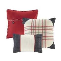 Red Buffalo Check 6-Pc. Full/Queen Duvet Cover Set-Kirkland's Home Clearance