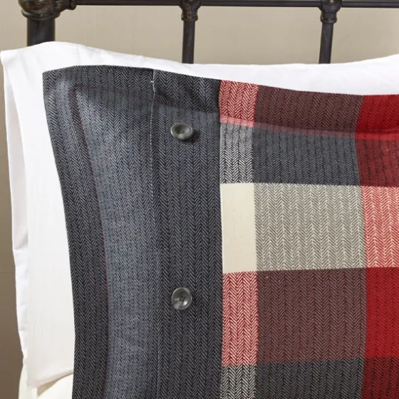 Red Buffalo Check 6-Pc. Full/Queen Duvet Cover Set-Kirkland's Home Clearance