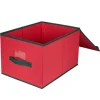 Red Collapsible Christmas Storage Box-Kirkland's Home Best Sale