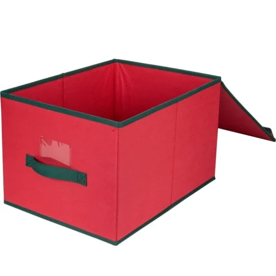 Red Collapsible Christmas Storage Box-Kirkland's Home Best Sale