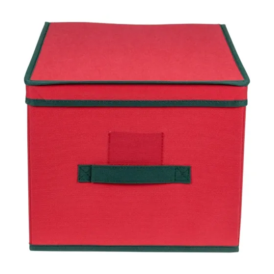 Red Collapsible Christmas Storage Box-Kirkland's Home Best Sale
