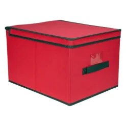 Red Collapsible Christmas Storage Box-Kirkland's Home Best Sale