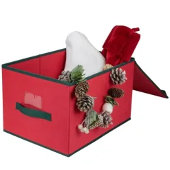 Red Collapsible Christmas Storage Box-Kirkland's Home Best Sale
