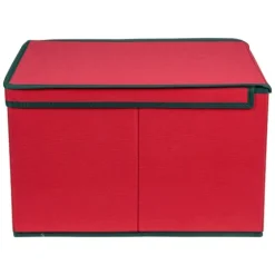 Red Collapsible Christmas Storage Box-Kirkland's Home Best Sale