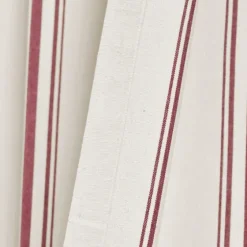 Red Farmhouse Stripe Curtain Panels, Set Of 2-Kirkland's Home Hot