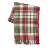 Red Green White Plaid Christmas Throw Blanket-Kirkland's Home Store