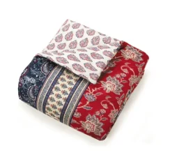 Red Navy Marbella Queen 5-Pc. Comforter Set-Kirkland's Home Hot