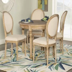 Reese Round Natural Dining Table-Kirkland's Home Store