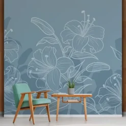 Regent Gray Floral Peel And Stick Wall Mural-Kirkland's Home Cheap