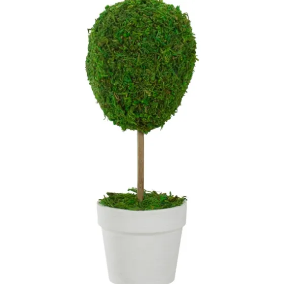 Reindeer Moss Ball Topiary In White Pot-Kirkland's Home Sale