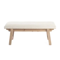 Remi Stripe Upholstered Bench-Kirkland's Home Best