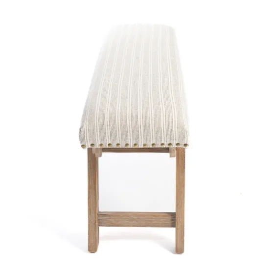 Remi Stripe Upholstered Bench-Kirkland's Home Best