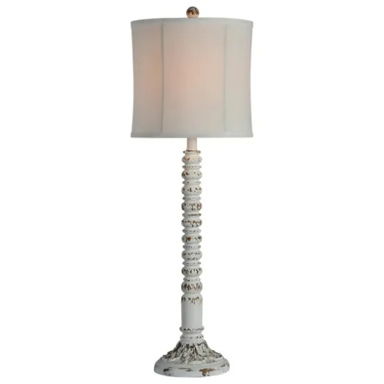 Resin Distressed Spindle Buffet Lamp-Kirkland's Home Cheap