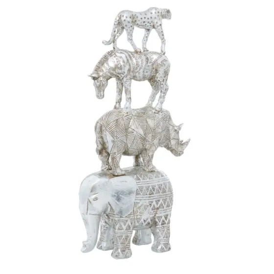 Resin Stacked Animals Sculpture-Kirkland's Home Clearance