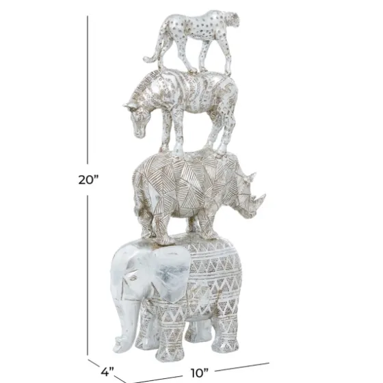 Resin Stacked Animals Sculpture-Kirkland's Home Clearance