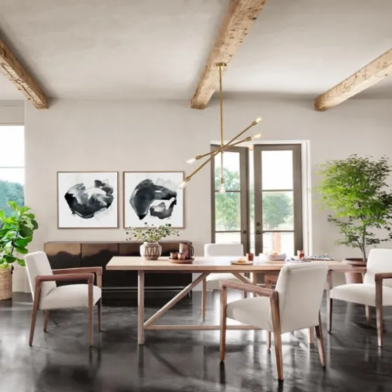 Reuben Harbor Natural Dining Chair-Kirkland's Home Clearance