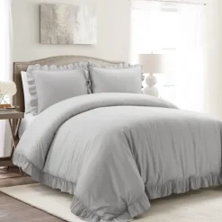 Reyna Ruffle 3-Pc. King Duvet Set-Kirkland's Home New