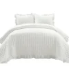 Reyna Ruffle 3-Pc. King Quilt Set-Kirkland's Home Cheap