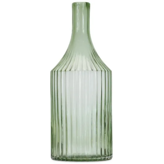 Ribbed Glass Bottle Vase, 14 In.-Kirkland's Home Best