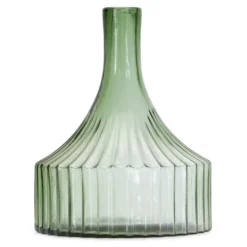 Ribbed Glass Bottle Vase, 10 In.-Kirkland's Home Sale