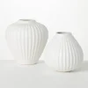 Ribbed Teardrop Vases, Set Of 2-Kirkland's Home Best