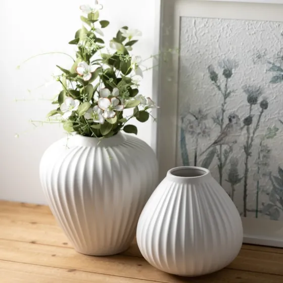 Ribbed Teardrop Vases, Set Of 2-Kirkland's Home Best
