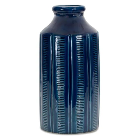 Ribbed Terracotta Vase, 13 In.-Kirkland's Home Online