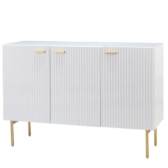 Ribbed Wood Sideboard Cabinet-Kirkland's Home Outlet