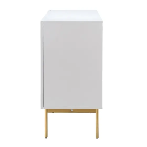 Ribbed Wood Sideboard Cabinet-Kirkland's Home Outlet