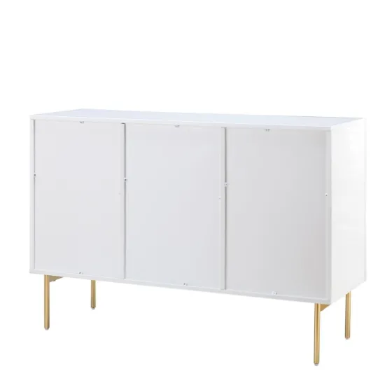 Ribbed Wood Sideboard Cabinet-Kirkland's Home Outlet