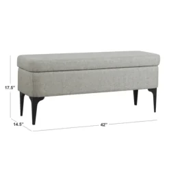 Ricardo Woven Storage Bench-Kirkland's Home Discount