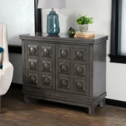 Rich Dimensional Panel Cabinet-Kirkland's Home Hot