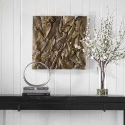 Rio Natural Wood Wall Plaque-Kirkland's Home Clearance