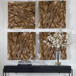 Rio Natural Wood Wall Plaque-Kirkland's Home Clearance