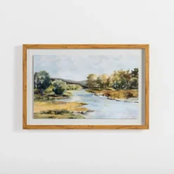 River Landscape Framed Art Print-Kirkland's Home Best