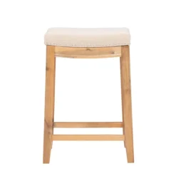 Riverdale Acacia Wood Counter Stool-Kirkland's Home Shop
