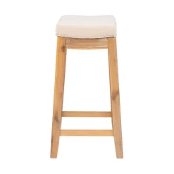 Riverdale Acacia Wood Counter Stool-Kirkland's Home Shop