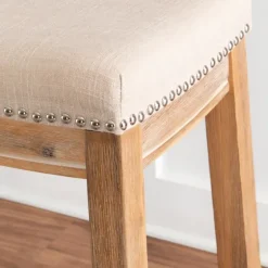 Riverdale Acacia Wood Counter Stool-Kirkland's Home Shop