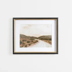 Road Through Hills Framed Art Print-Kirkland's Home Cheap