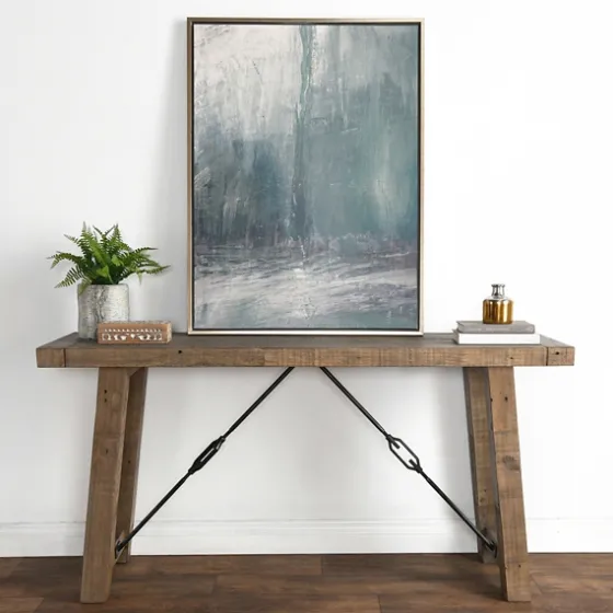 Roane Gray Reclaimed Pine Console Table-Kirkland's Home Clearance