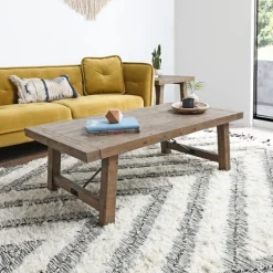 Roane Gray Reclaimed Pine Coffee Table-Kirkland's Home Best Sale