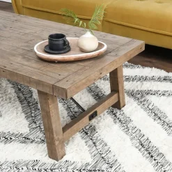 Roane Gray Reclaimed Pine Coffee Table-Kirkland's Home Best Sale
