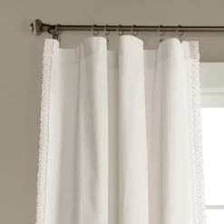 Rosalie Lace Curtain Panel Set, 108 In.-Kirkland's Home Sale