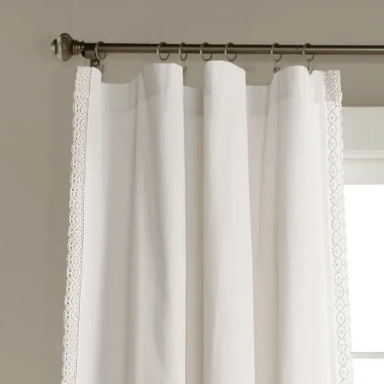 Rosalie Lace Curtain Panel Set, 108 In.-Kirkland's Home Sale