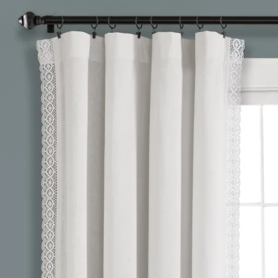 Rosalie Lace Curtain Panel Set, 63 In.-Kirkland's Home Best Sale