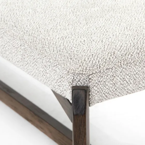 Roscoe Brunswick Pebble Upholstered Bench-Kirkland's Home Best