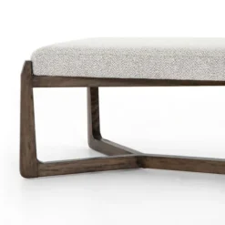 Roscoe Brunswick Pebble Upholstered Bench-Kirkland's Home Best