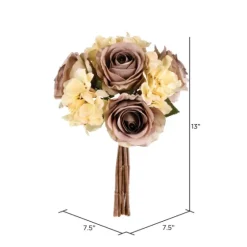 Rose And Hydrangea Bouquets, Set Of 2-Kirkland's Home Sale